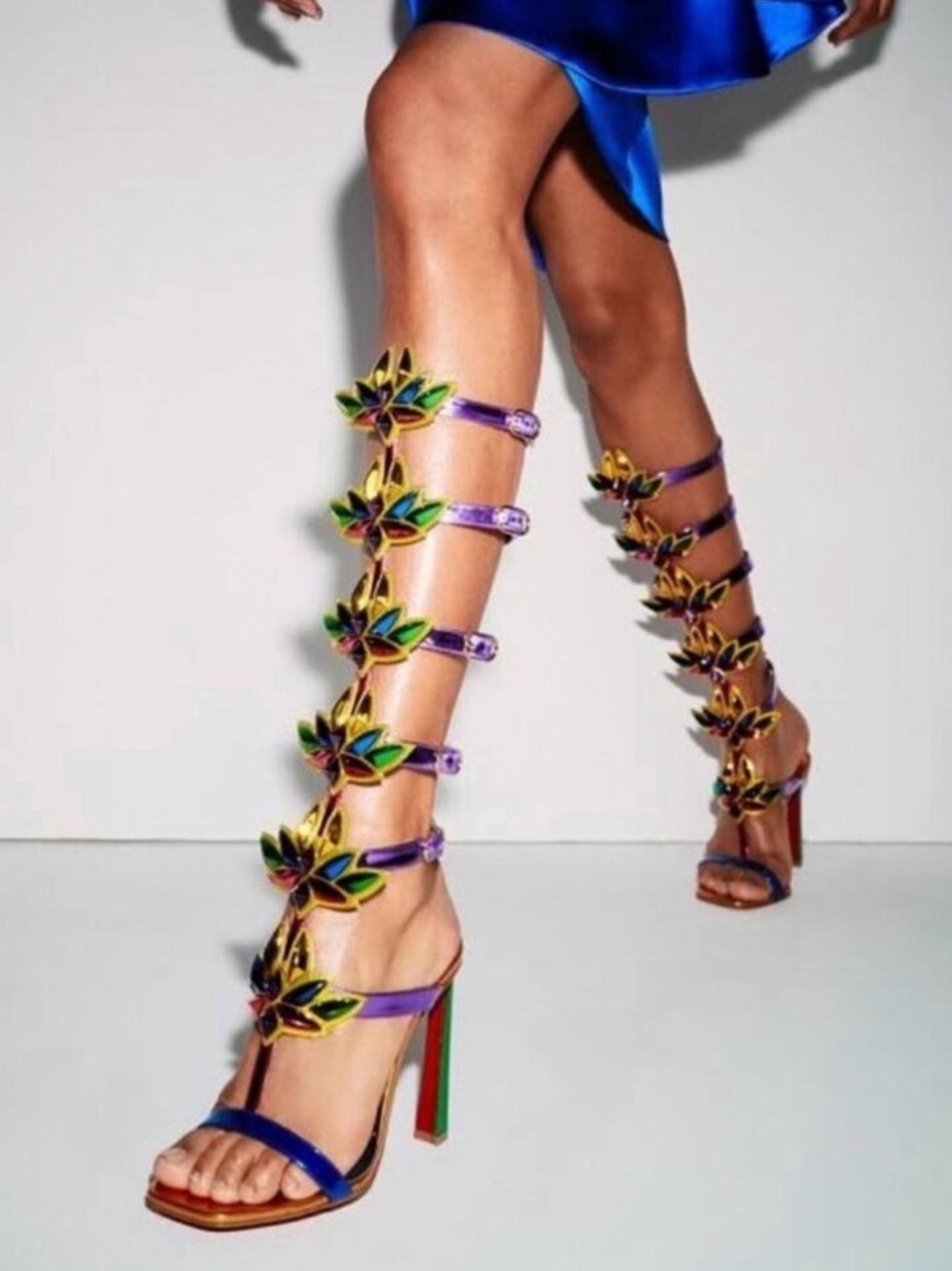 Christian Louboutin x Marvel Sea Warrior Gladiator Sandals Womens Size EU 39.5